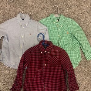 3T Ralph Lauren button down shirts
